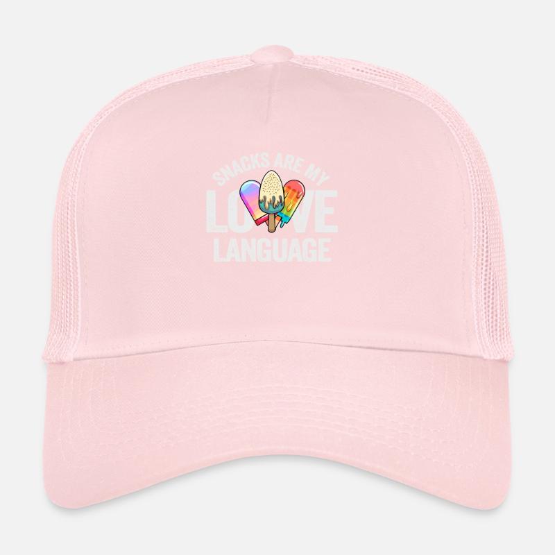 Les collations sont mon langage d’amour Casquette trucker 