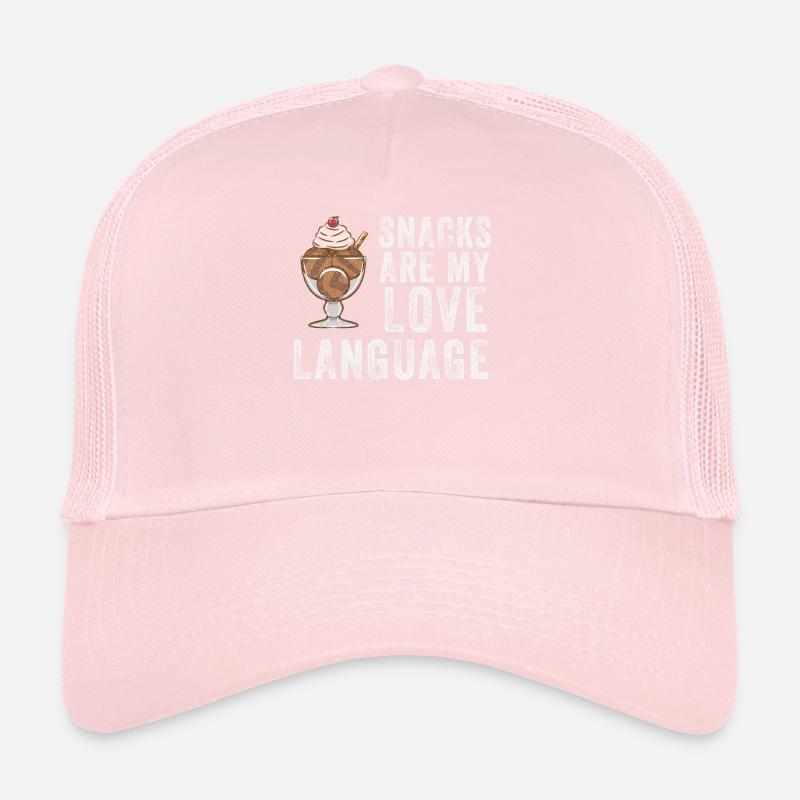 Snacks Are My Love Language Trucker Cap
