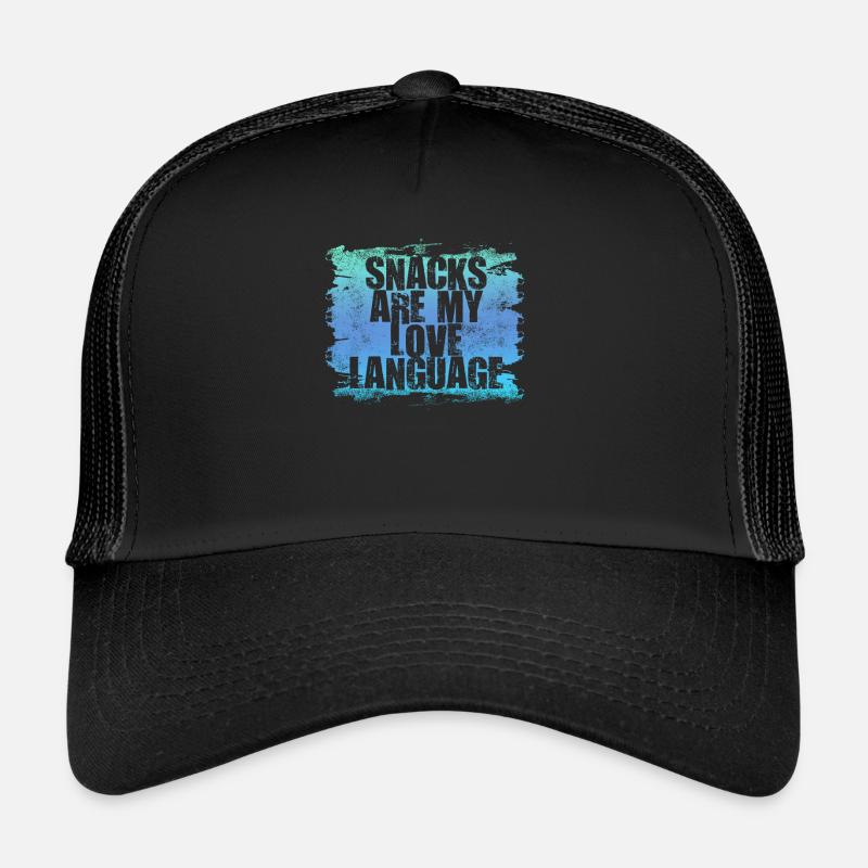 Les collations sont mon langage d’amour Casquette trucker 