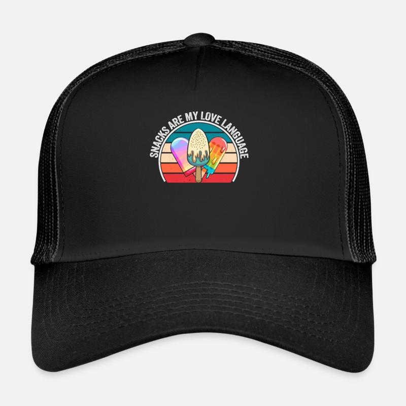 Les collations sont mon langage d’amour Casquette trucker 