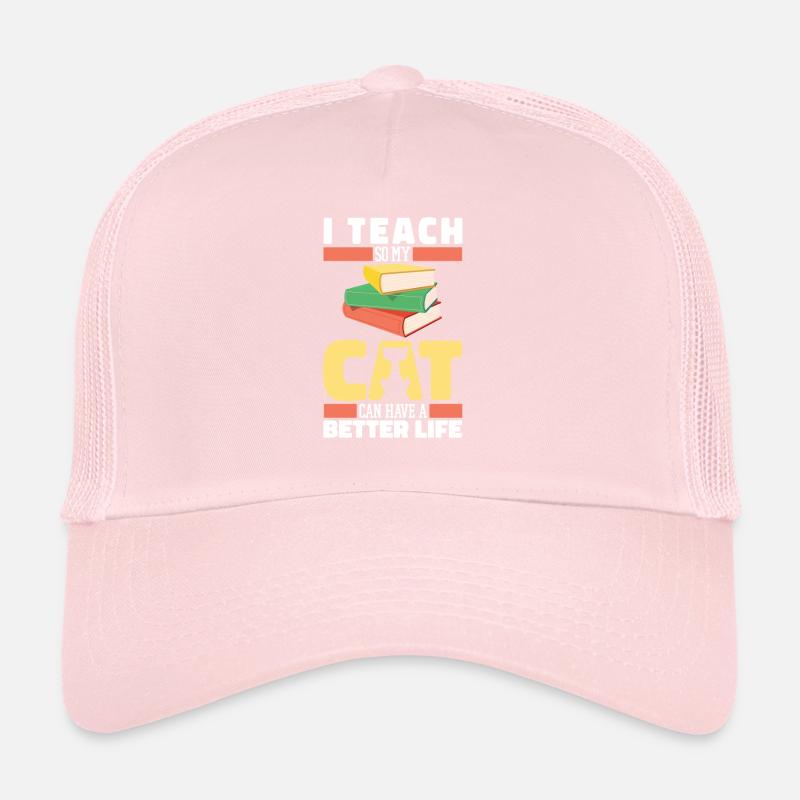 Lehrer Pädagoge Katze Trucker Cap