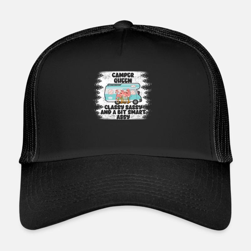 Camper Queen Chic Impertinent Et Un Peu Intelligent Assy Casquette trucker 