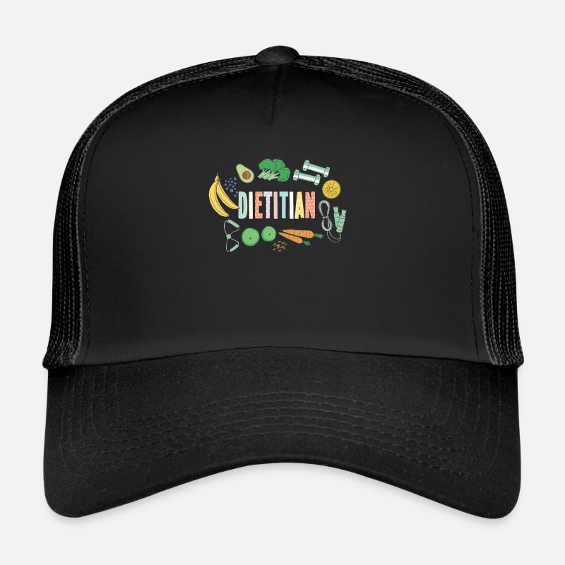 Excellent design de nutritionniste Casquette trucker 