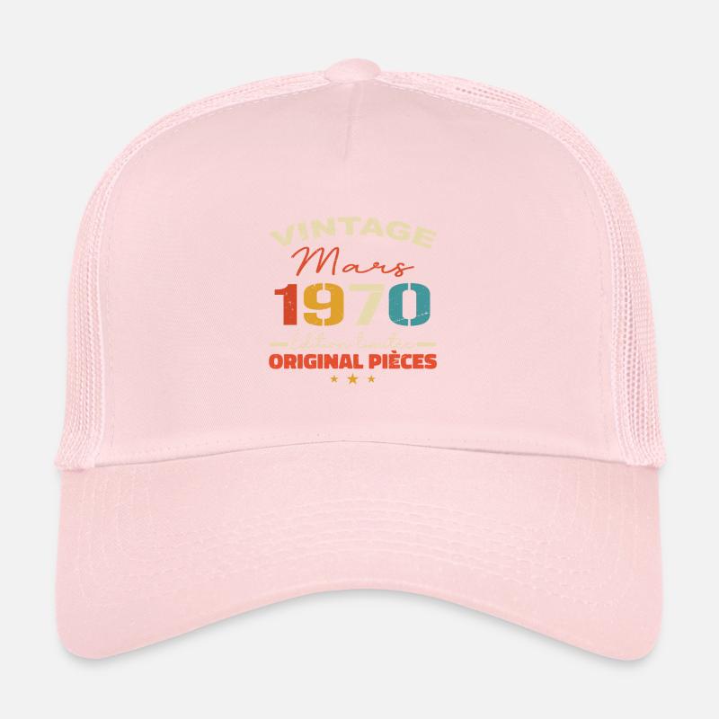 Mars 1970 anniversaire 1970 légendes Mars Casquette trucker 