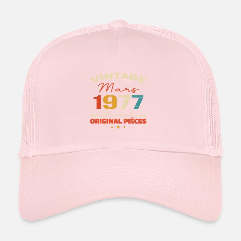 Mars 1977 anniversaire 1977 légendes Mars Casquette trucker 