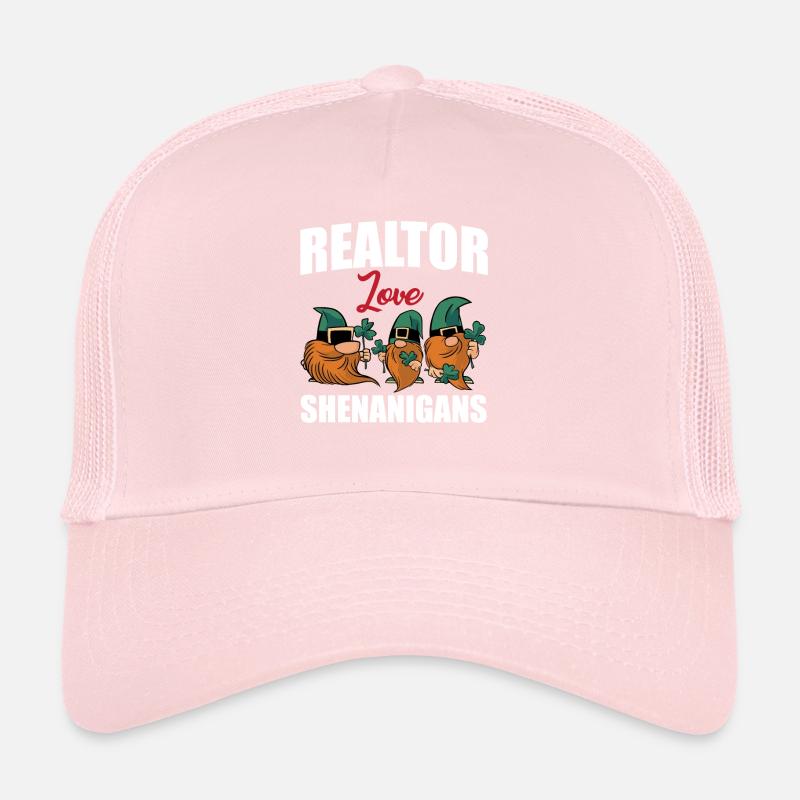 Immobilier St. Patrick’s Day Shenanigans Gnome Casquette trucker 