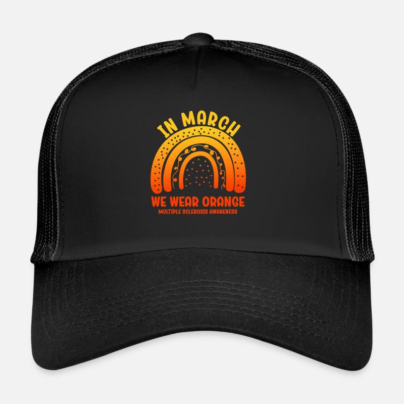 En mars, nous portons de l’orange Casquette trucker 