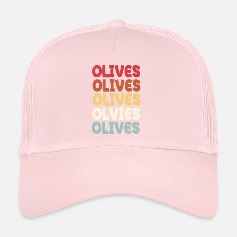 Olive Set Design Trucker Cap