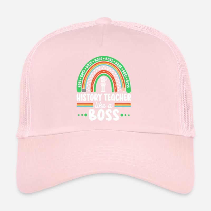 Humor-Geschichtslehrer als Cheflehrer Trucker Cap