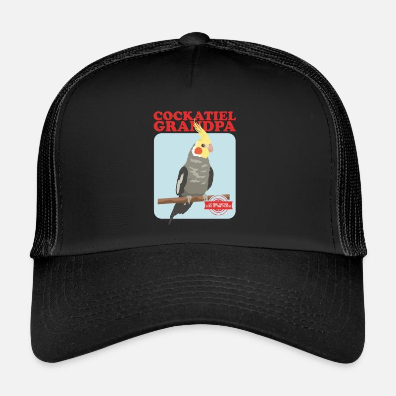 Nymphensittich Opa | Vogelbesitzer Geschenk Trucker Cap
