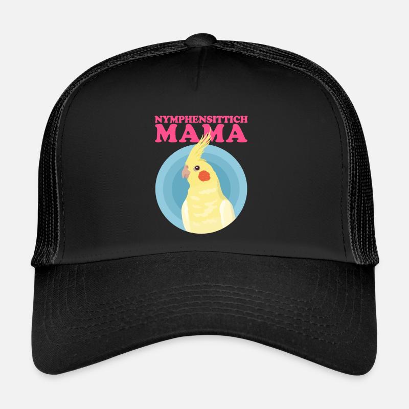 Nymphensittich Mama | Vogelbesitzer Geschenk Trucker Cap