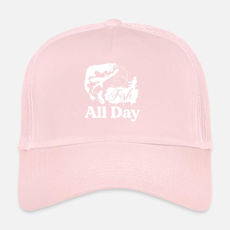 Pêchez toute la journée 1 - Casquette trucker 