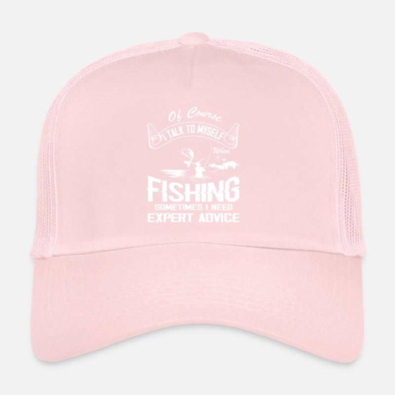 Bien sûr je me parle à moi-même Pêche parfois Casquette trucker 