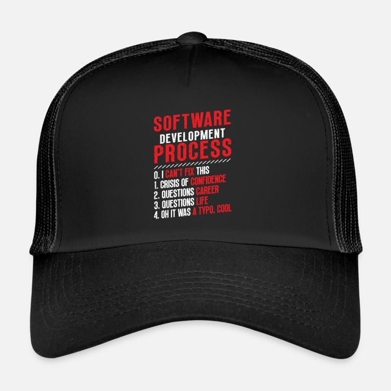 Processus de développement logiciel, programmation Casquette trucker 