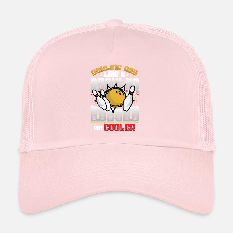 Papa bowling, comme un papa normal, mais plus cool Casquette trucker 