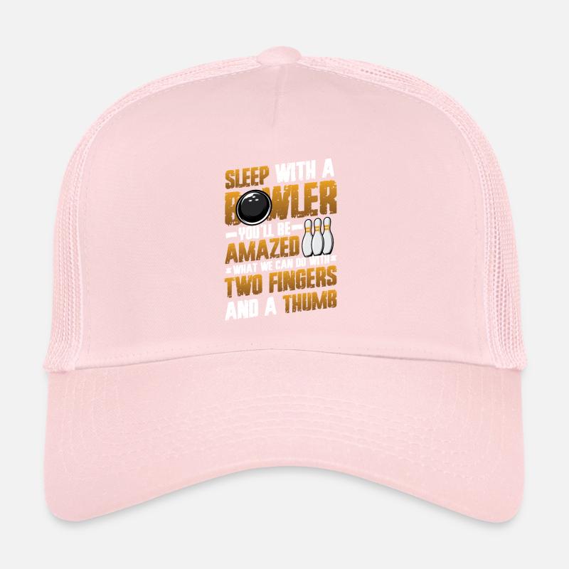 Dormir avec un quilleur - Bowling amusant Casquette trucker 