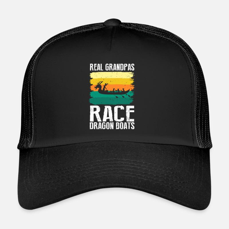 Course de bateaux chinois pour les entraîneurs de bateaux-dragons Casquette trucker 