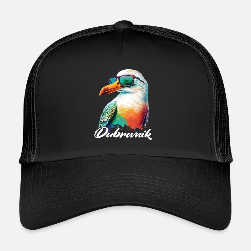 Dubrovnik Kroatien Urlaub coole Möwe Sonnenbrille Trucker Cap