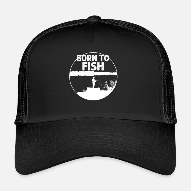 Zum Fischen geboren - Trucker Cap