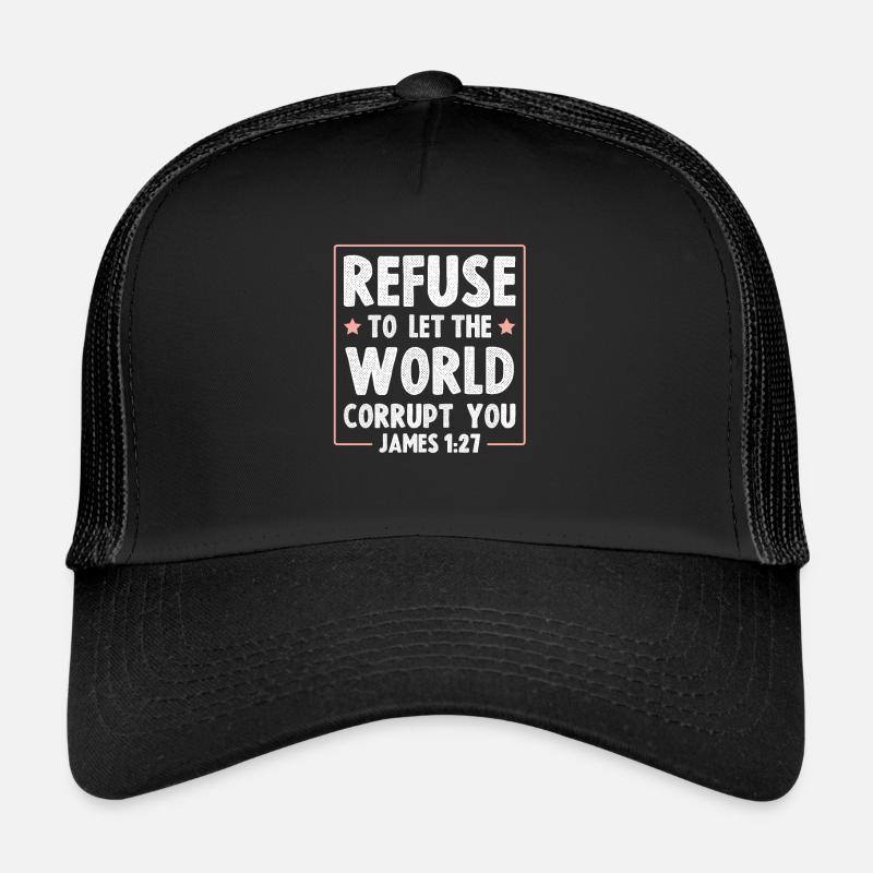 Versets bibliques Casquette trucker 