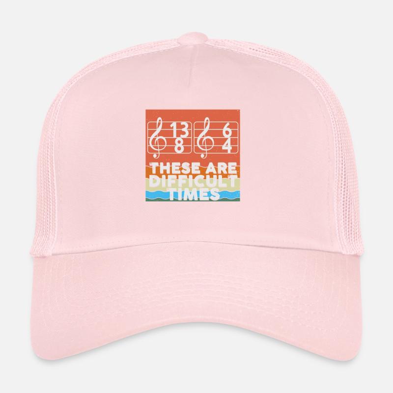Ce sont des temps difficiles jeu de mots amusant Casquette trucker 