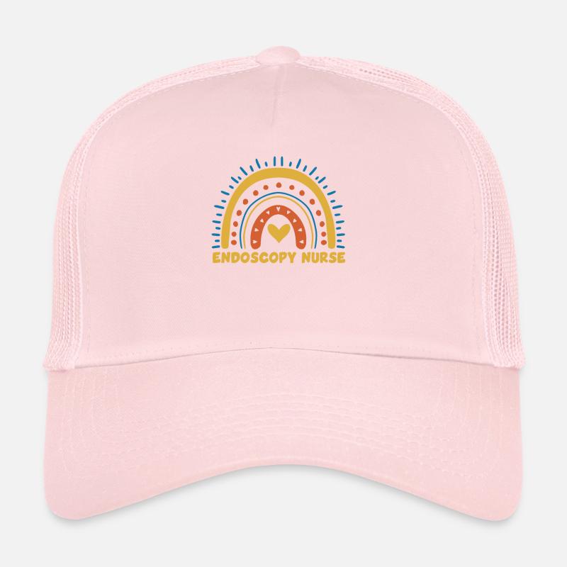 Endoscopy Nurse Rainbow Trucker Cap