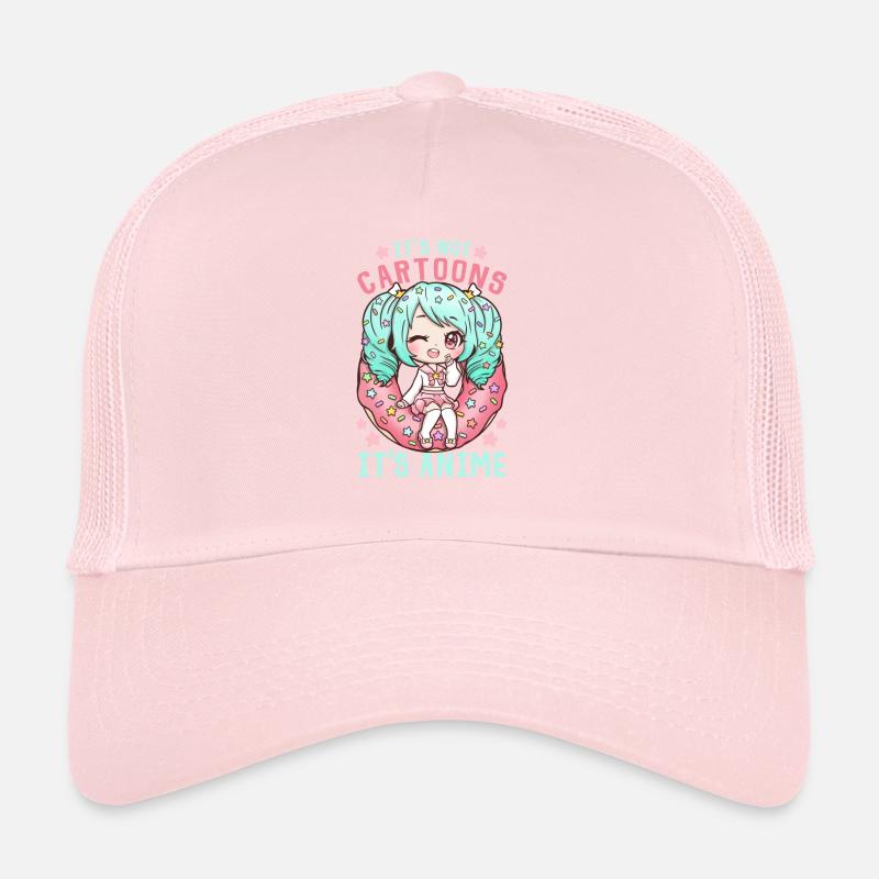 Ce ne sont pas des dessins animés c’est un anime I Kawaii Chibi Otaku Casquette trucker 