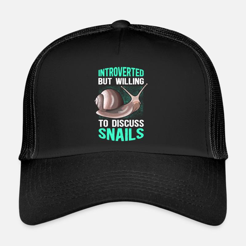 escargots drôle cadeau d’escargot Casquette trucker 