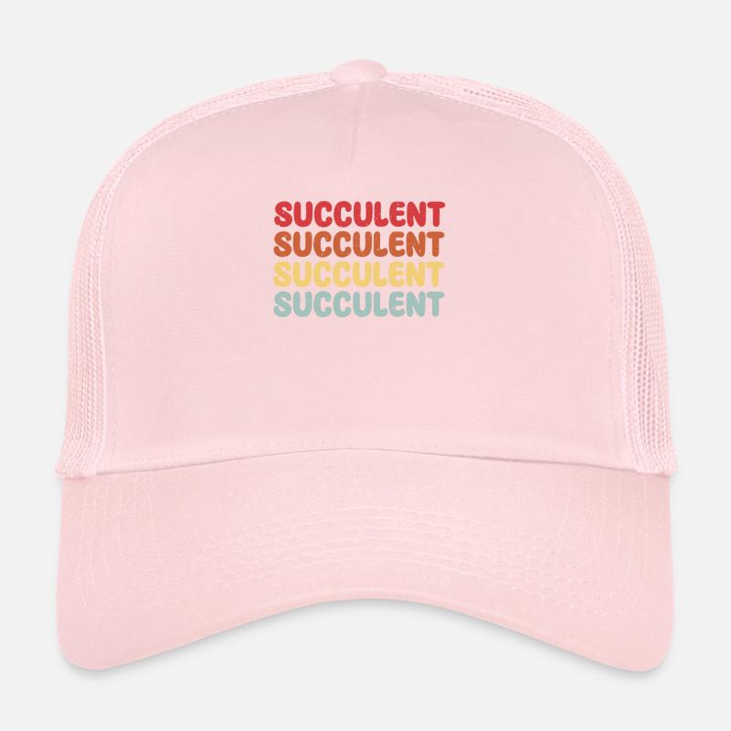 Lettrage succulent Casquette trucker 