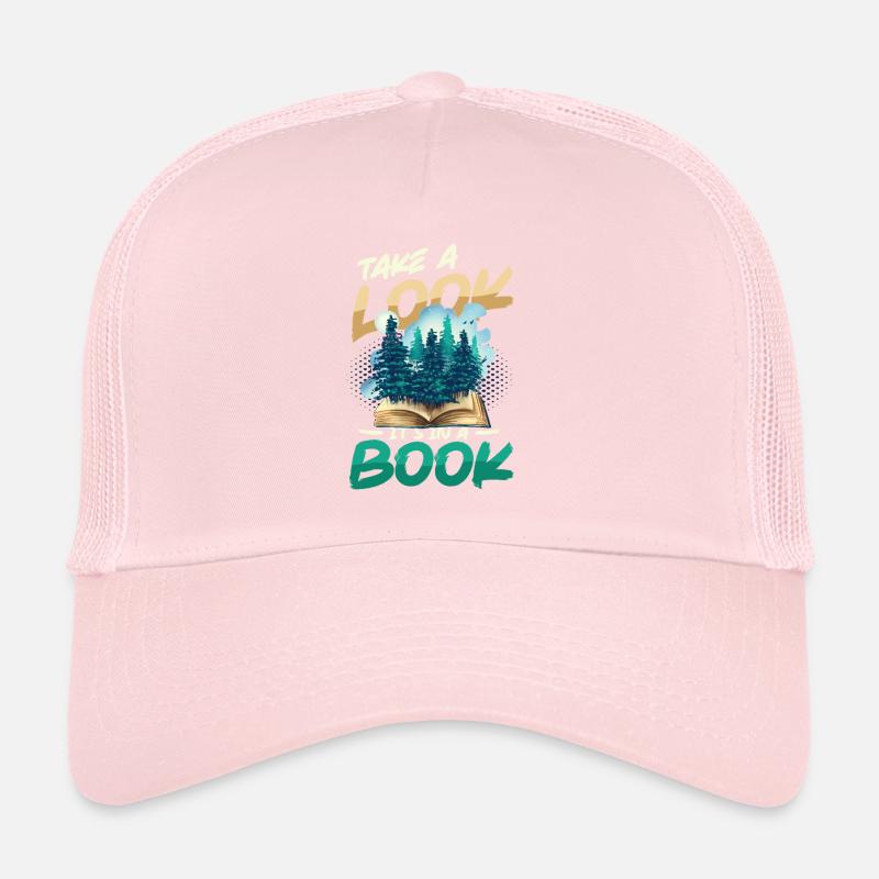 Look what's in a book: Reading Lover Trucker Cap