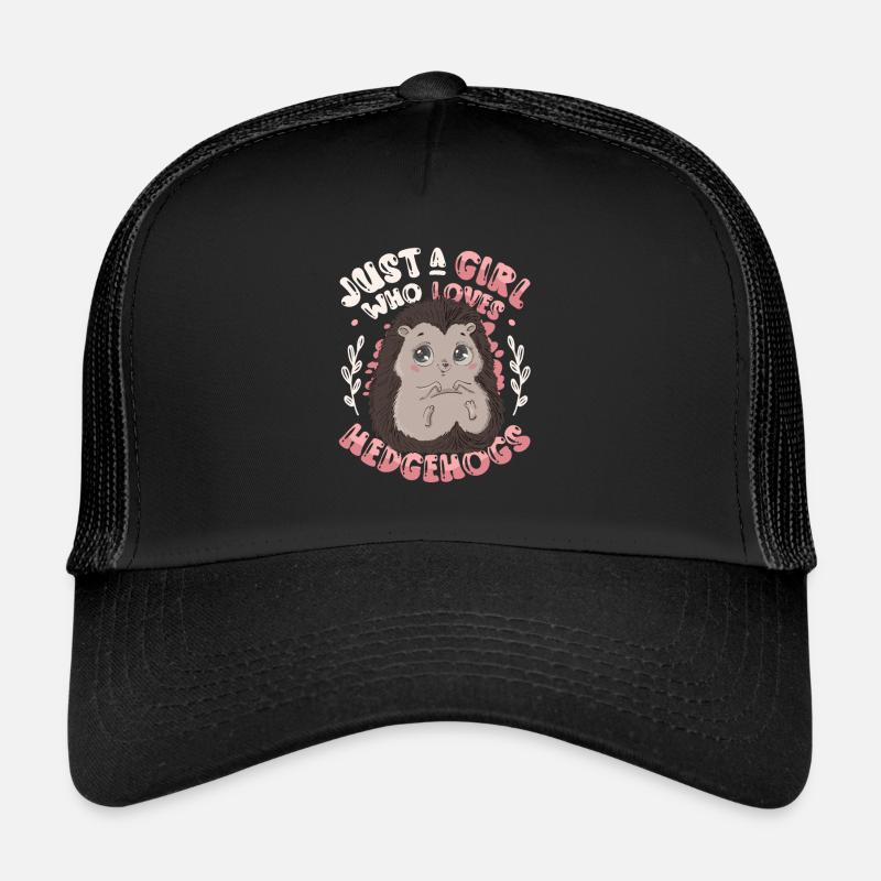 Nur Ein Mädchen, Das Igel Liebt Trucker Cap