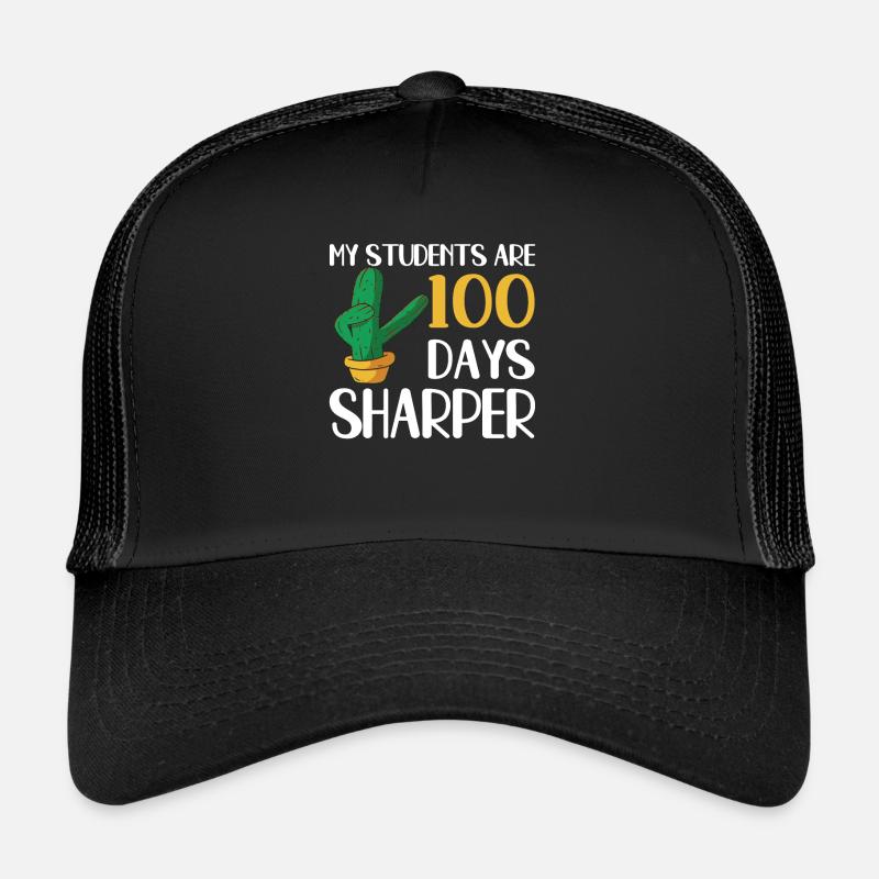 Cactus 100th day in school for teachers Trucker Cap