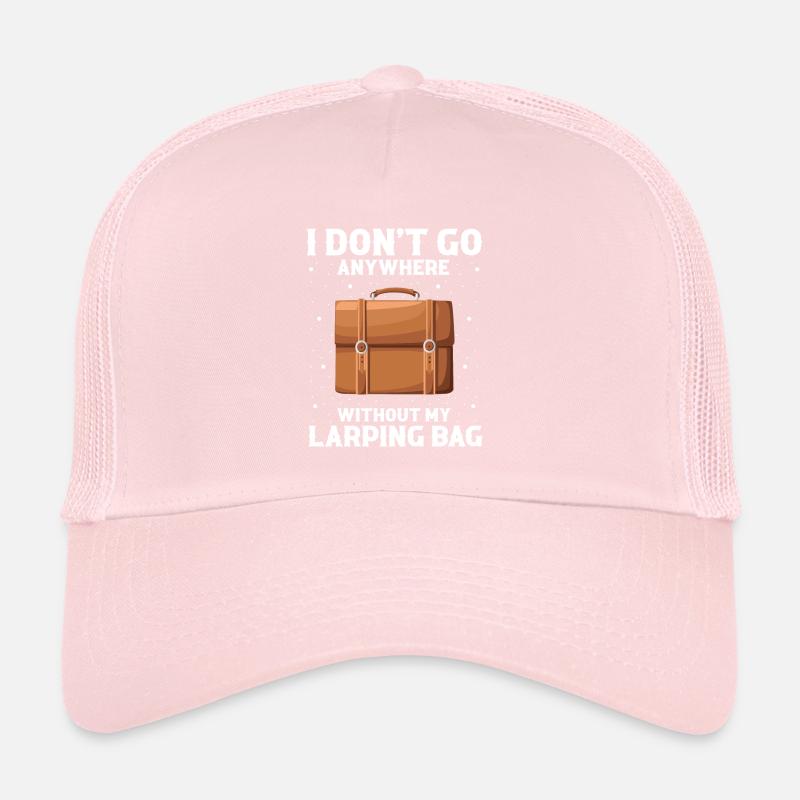 Larping Quote for Roleplaying and Larper Trucker Cap