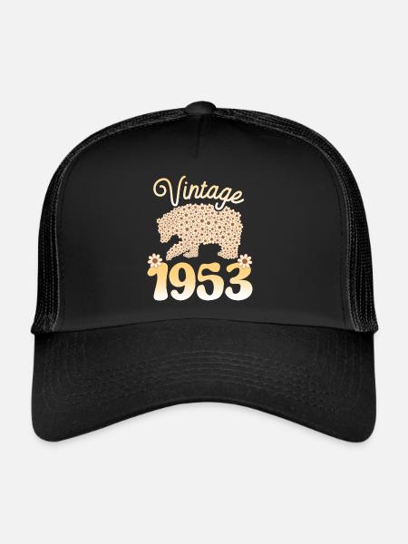 Birthday Party 1953 Woman 70 Years Anniversary - Trucker Cap - black/black - Front