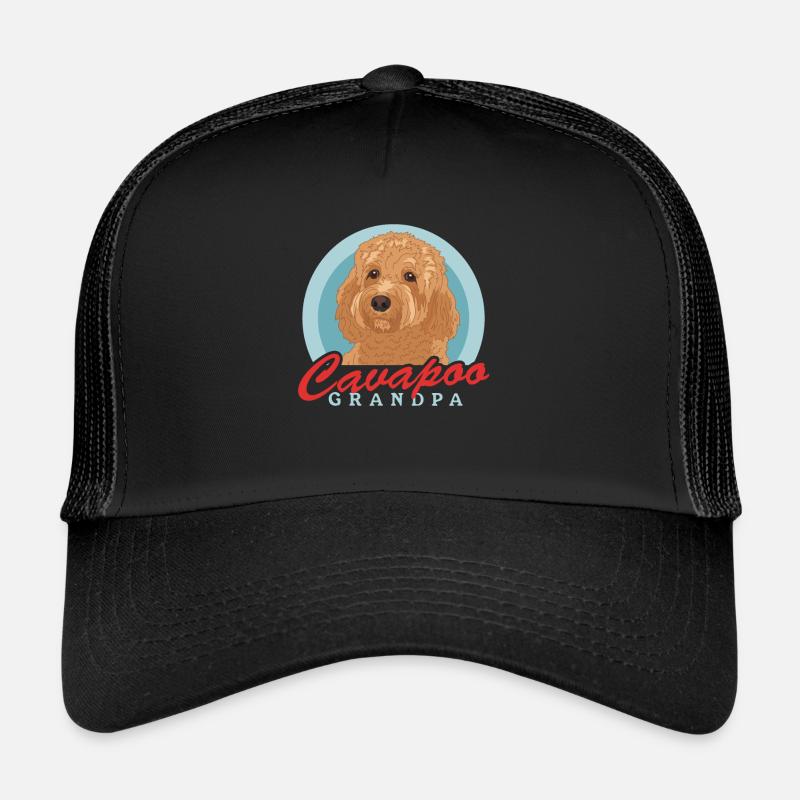 Cavapoo Grandpa Cavoodle Dog Owner Cadeau Casquette trucker 