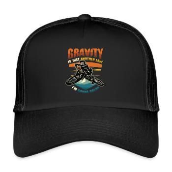 Mountain Bike Dirt Jumping - Trucker Cap - black/black - Front