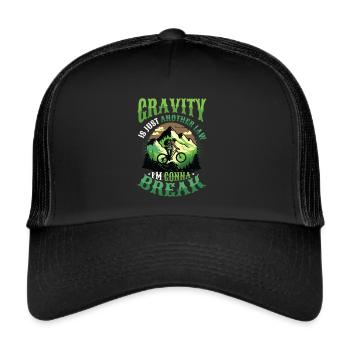 Mountain Bike Dirt Jumping - Trucker Cap - black/black - Front