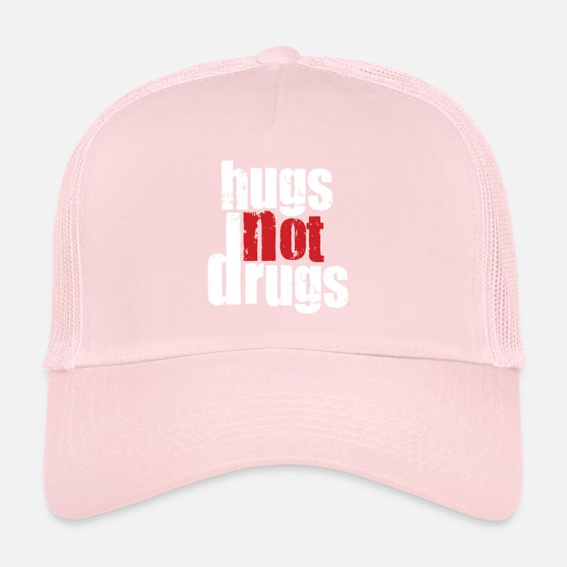 Des câlins au lieu de drogues Casquette trucker 