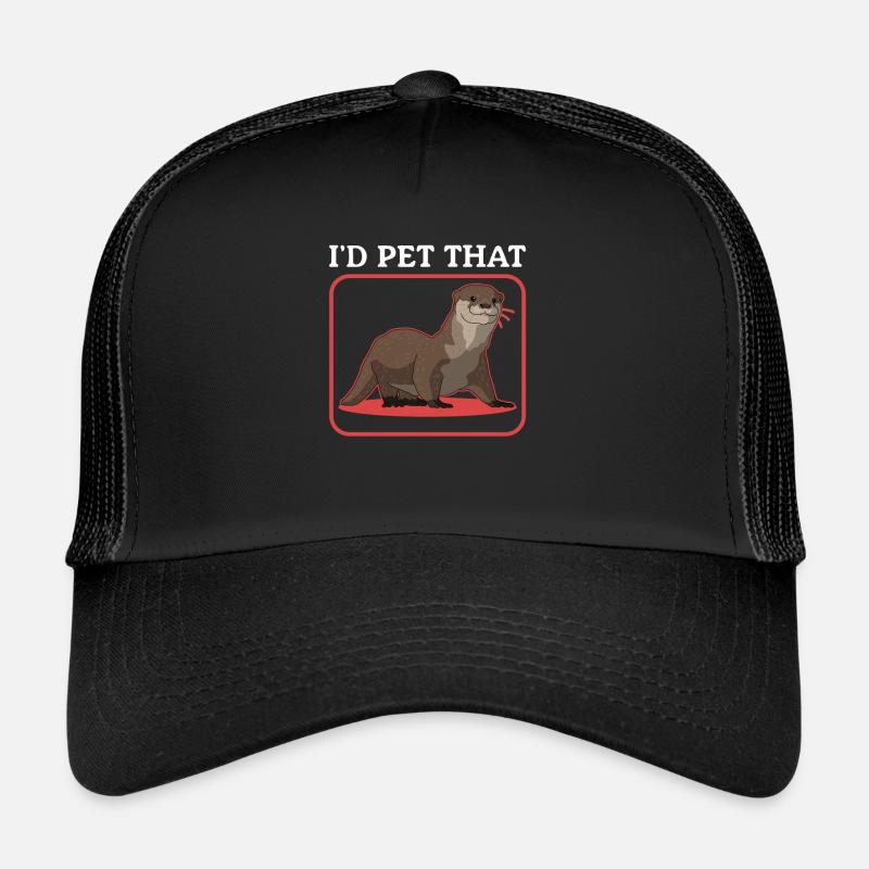 Otter Otter Otter Gift Trucker Cap