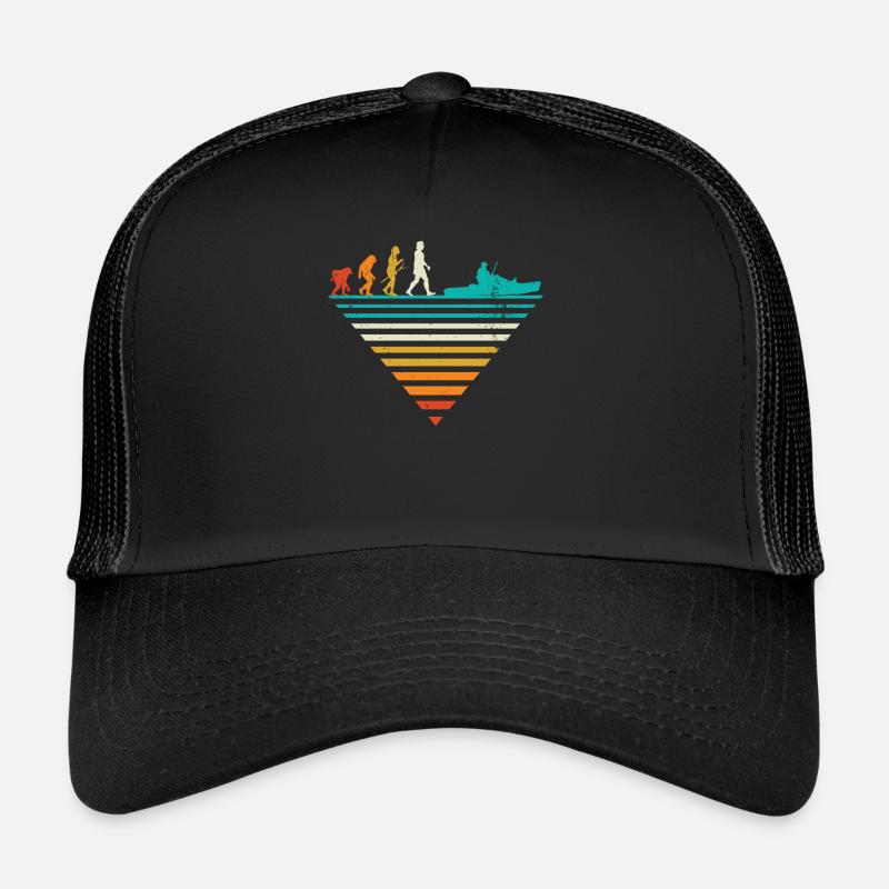 Human Evolution - Bateau d’époque Casquette trucker 