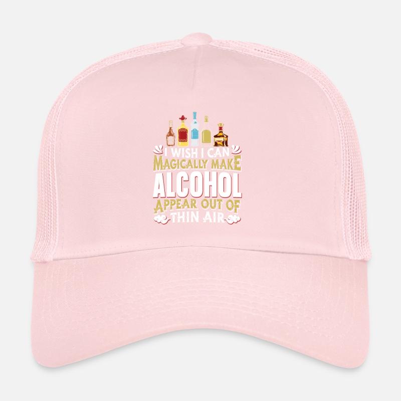Drinking alcohol, boozing, magical Trucker Cap