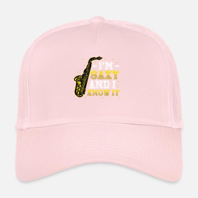 Ich Bin Saxy Und Ich Weiß Es - Saxophon Trucker Cap