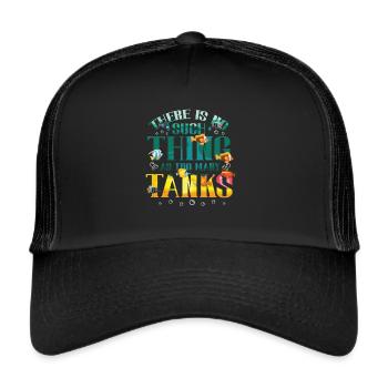 Il n’y a pas de poisson dans trop d’aquariums - Casquette trucker  - noir/noir - Devant