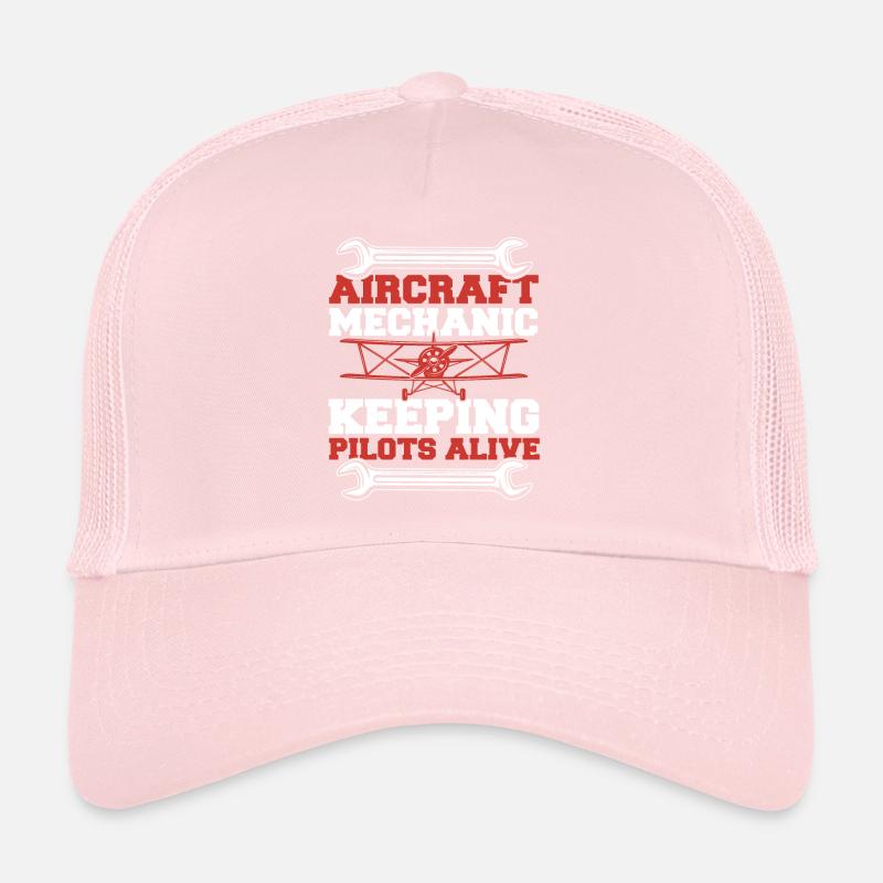 Pilote mécanicien d’avion Casquette trucker 