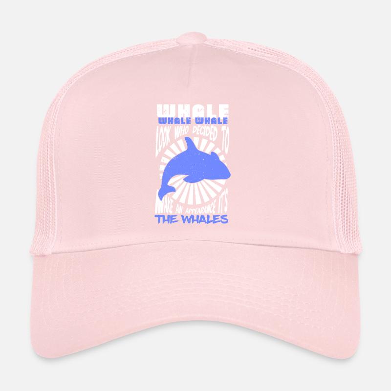 Conception de bélugas pour mammifères marins et orques Casquette trucker 