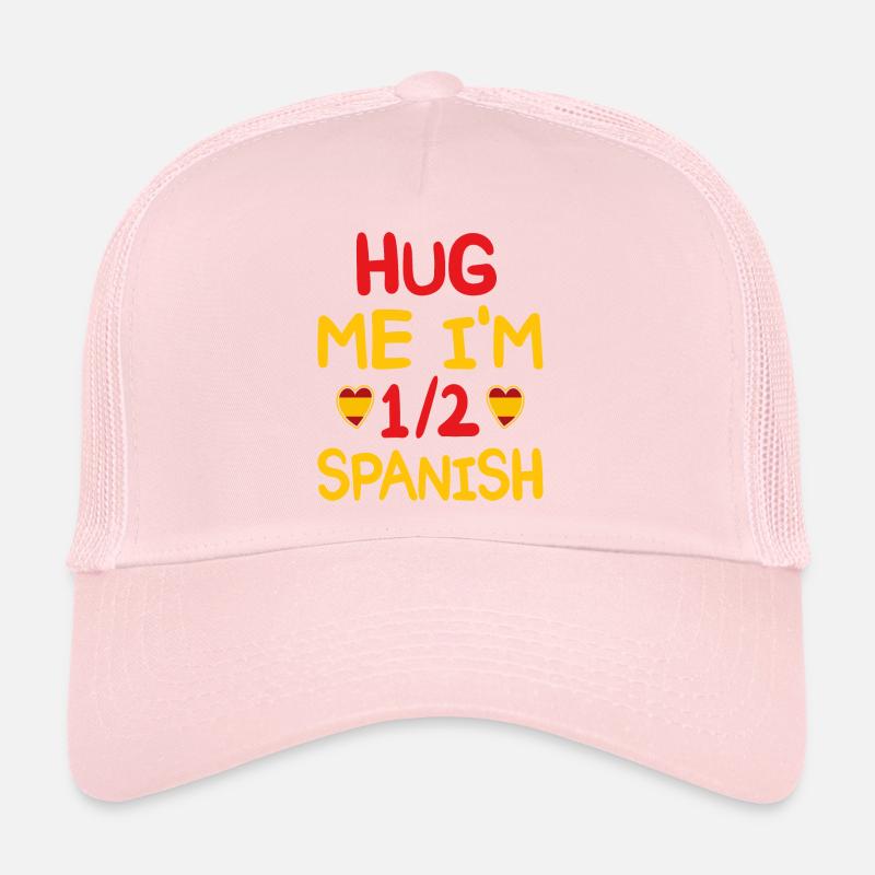Humour Espagnol Je Suis À Moitié Espagnol Casquette trucker 