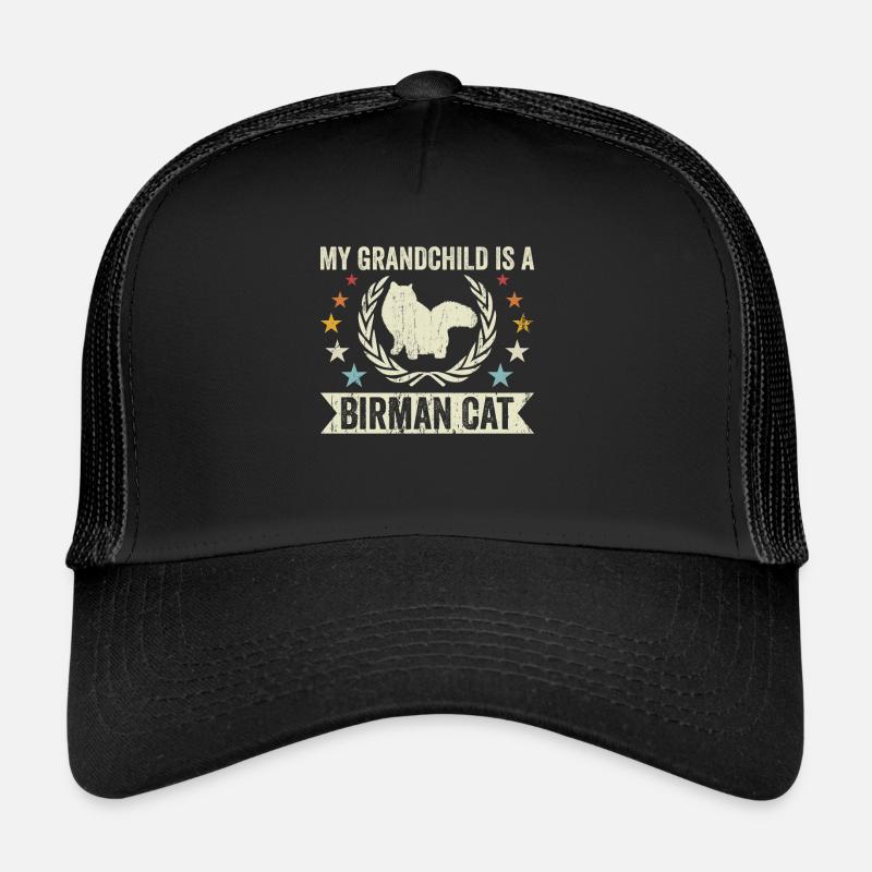 Mein Enkelkind Ist Eine Birman -Katze Trucker Cap