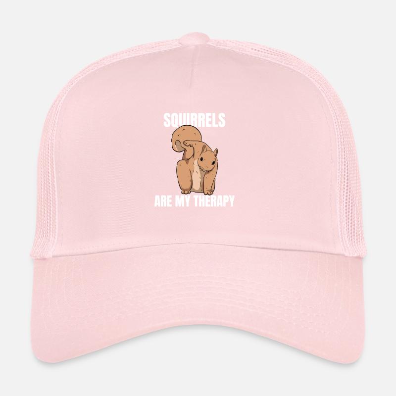 Squirrels Are My Therapy Eichhörnchenliebhaber Trucker Cap