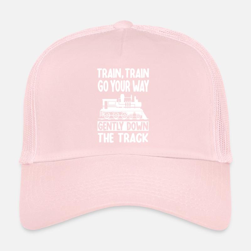 Voyage en train Amateurs de train Casquette trucker 