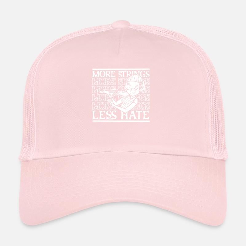Cordes de violon de violon Casquette trucker 